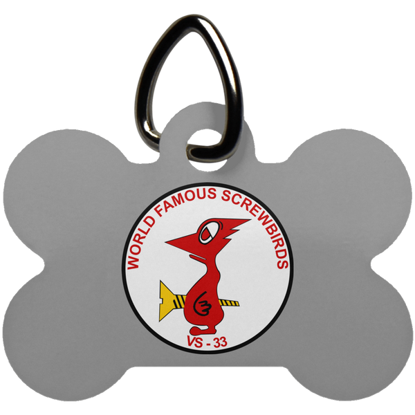 VS 33 3 Pet Tag - Dog Bone