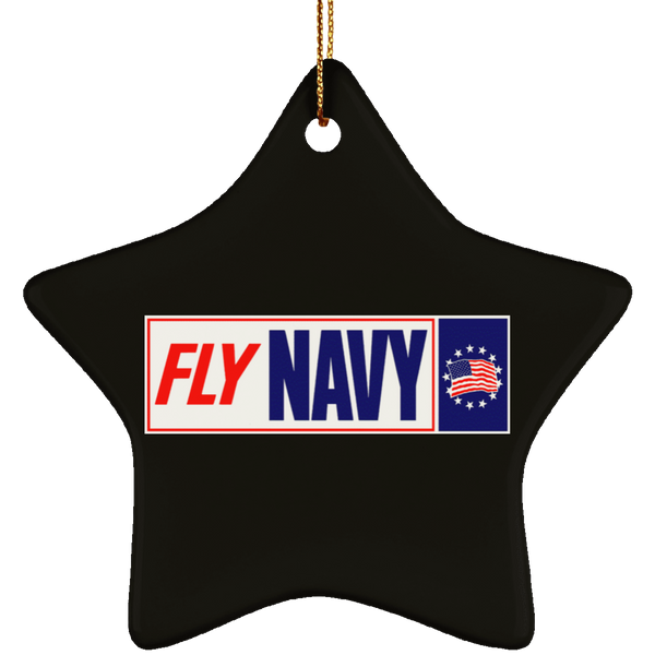 Fly Navy 1 Ornament - Star