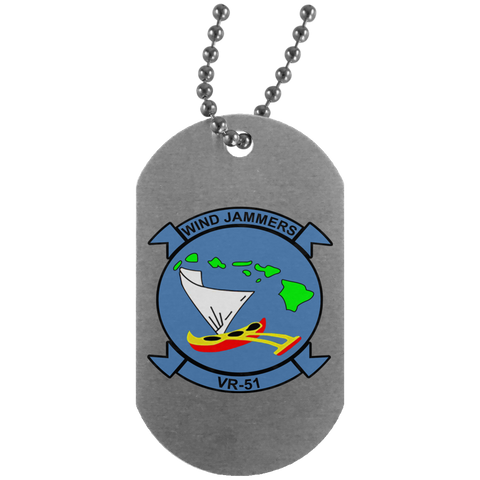 VR 51 2  Silver Dog Tag