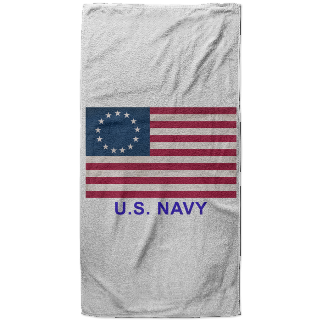 Betsy Ross USN Beach Towel - 37x74