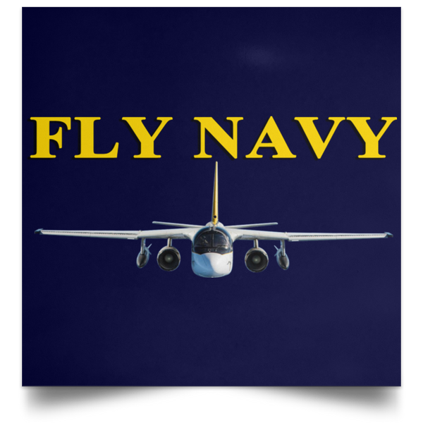 Fly Navy S-3 4 Poster - Square