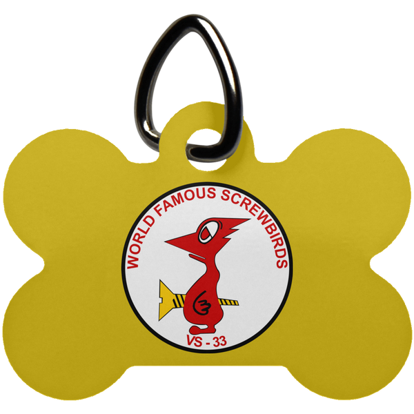 VS 33 3 Pet Tag - Dog Bone