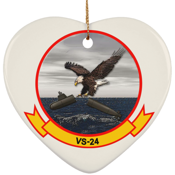 VS 24 2 Ornament Ceramic - Heart