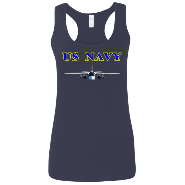 US Navy S-3 2 Ladies' Softstyle Racerback Tank