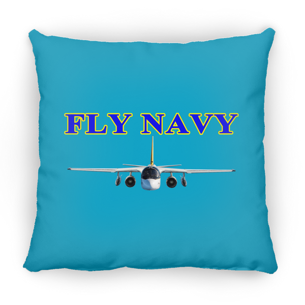 Fly Navy S-3 2 Pillow - Square - 18x18