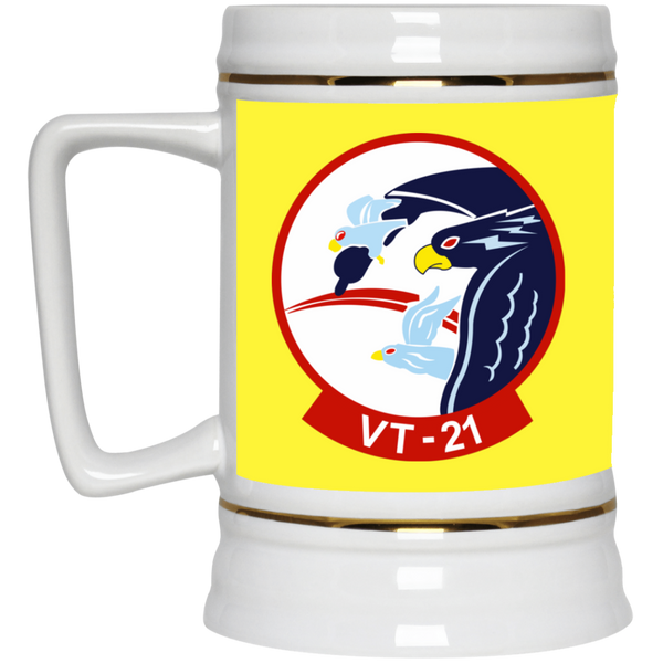 VT 21 2 Beer Stein - 22oz