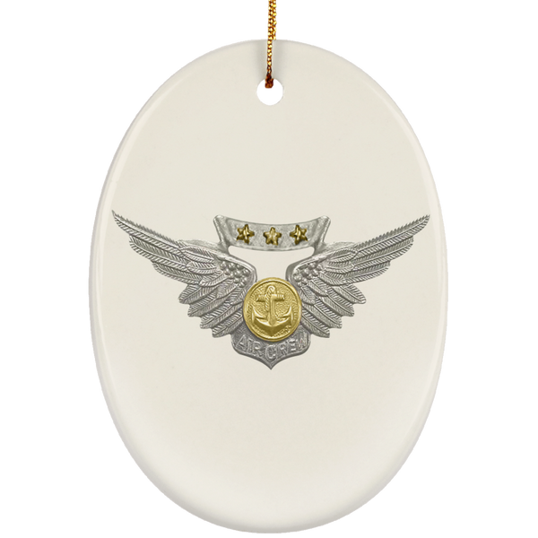 Combat Air 1 Ornament - Oval