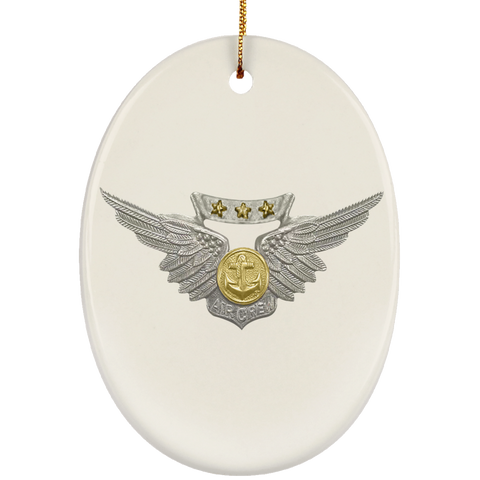 Combat Air 1 Ornament - Oval