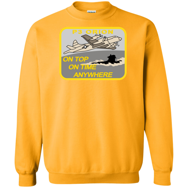 P-3 On Top Crewneck Pullover Sweatshirt