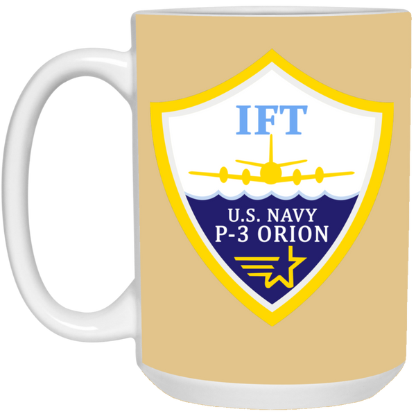 P-3 Orion 3 IFT White Mug - 15oz