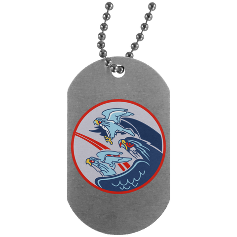 VT 21 4 Dog Tag - Silver