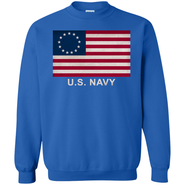 Betsy Ross USN 2 Crewneck Pullover Sweatshirt