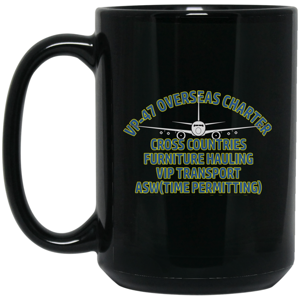 VP 47 3 Black Mug - 15oz