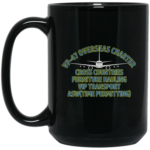 VP 47 3 Black Mug - 15oz