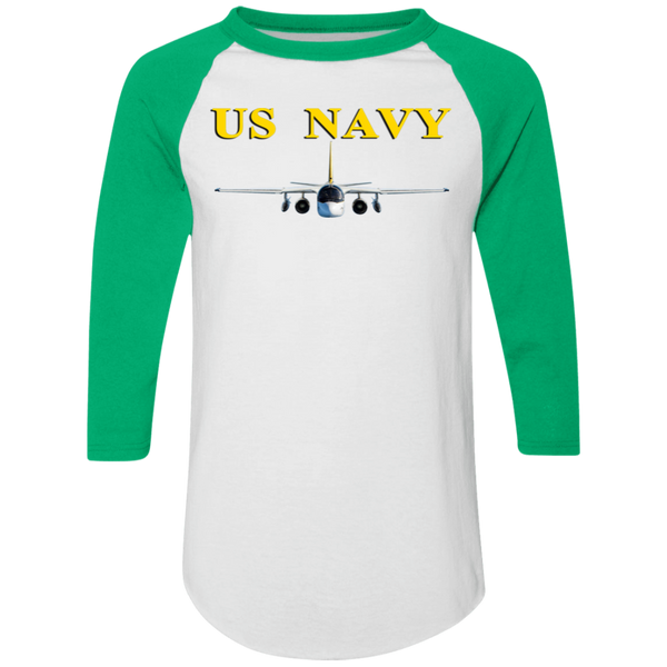 US Navy S-3 4 Colorblock Raglan Jersey