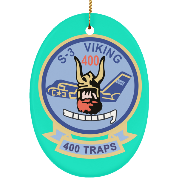 S-3 Viking 6 Ornament - Oval