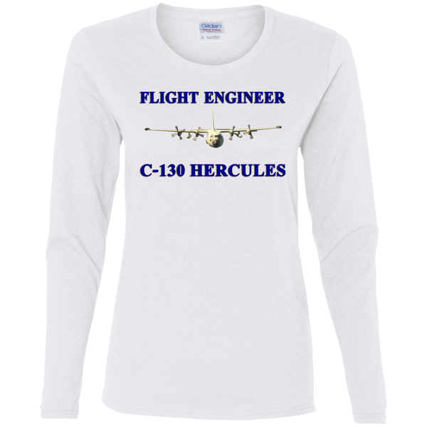 FE 08 1 Ladies' Cotton LS T-Shirt