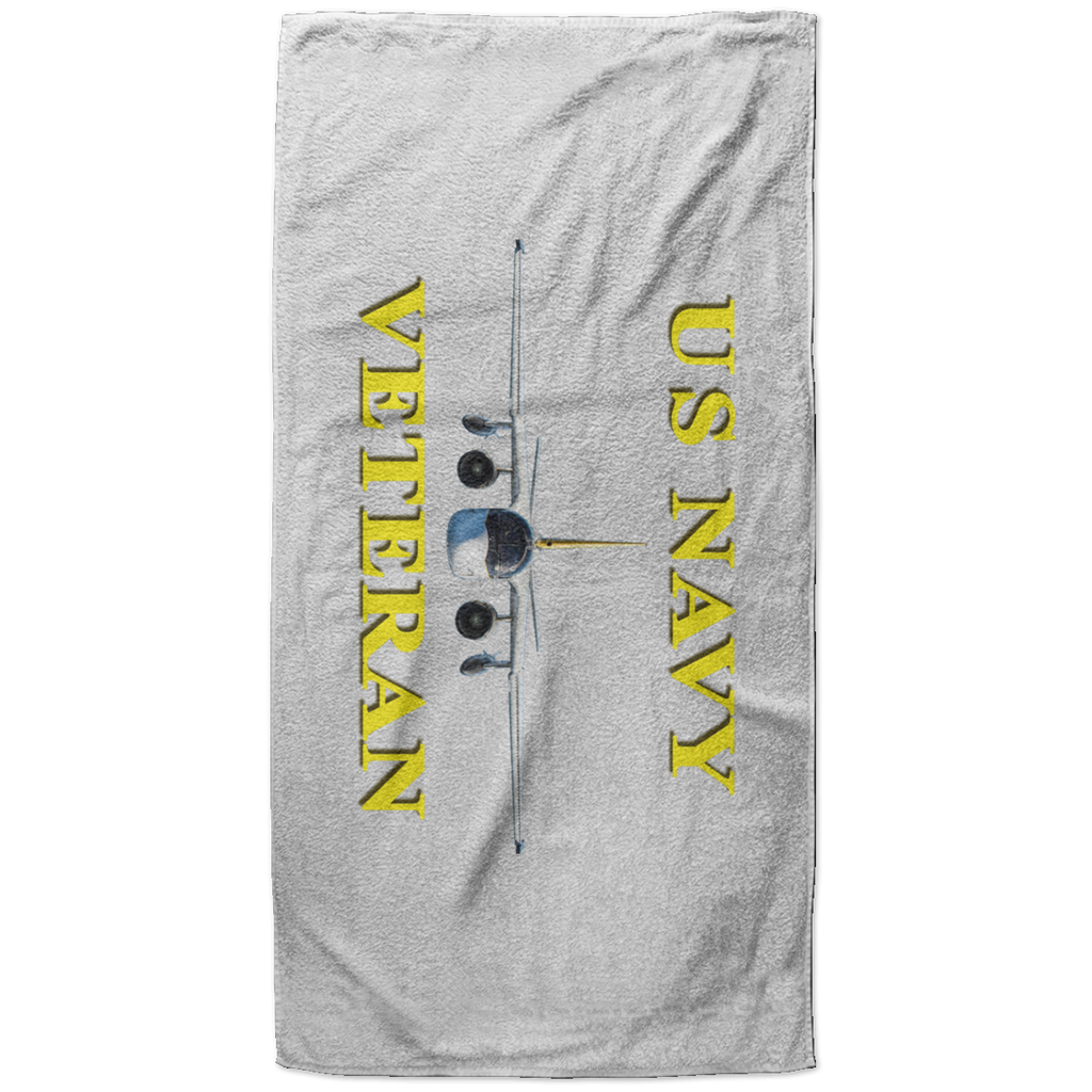 Navy Vet 3 Beach Towel - 37x74