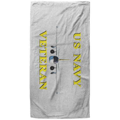 Navy Vet 3 Beach Towel - 37x74