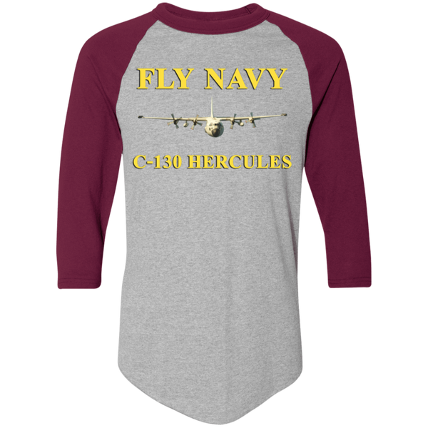 Fly Navy C-130 3 Colorblock Raglan Jersey