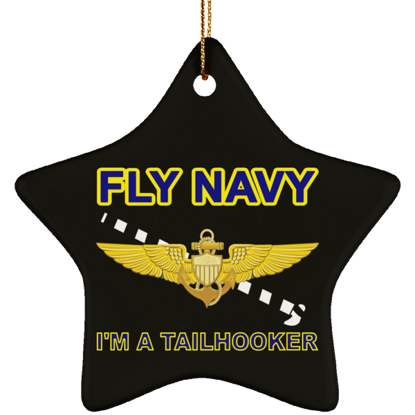 Fly Navy Tailhooker Ornament - Star