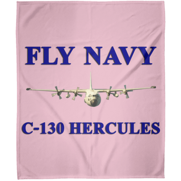 Fly Navy C-130 1 Blanket - Arctic Fleece Blanket 50x60