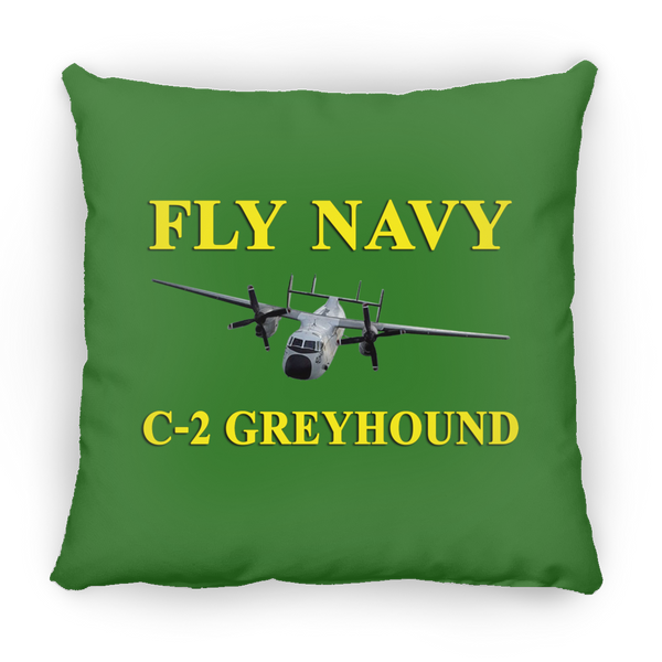 Fly Navy C-2 3 Pillow - Square - 14x14