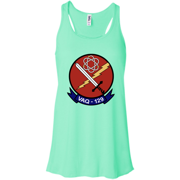 VAQ 129 2 Flowy Racerback Tank