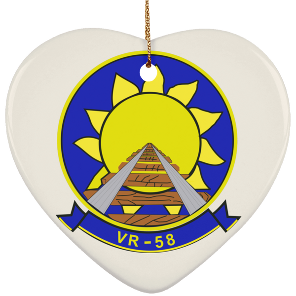 VR 58 2 Ornament Ceramic - Heart