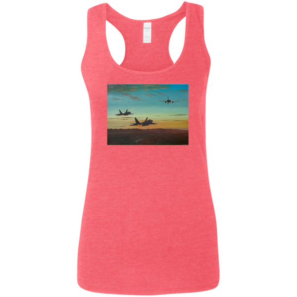 Time To Refuel Ladies' Softstyle Racerback Tank