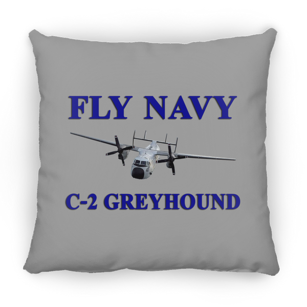 Fly Navy C-2 1 Pillow - Square - 18x18