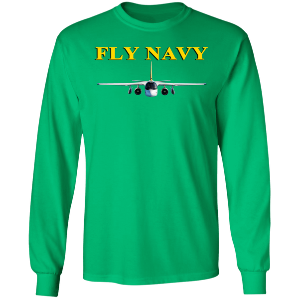 Fly Navy S-3 4 LS Ultra Cotton T-Shirt