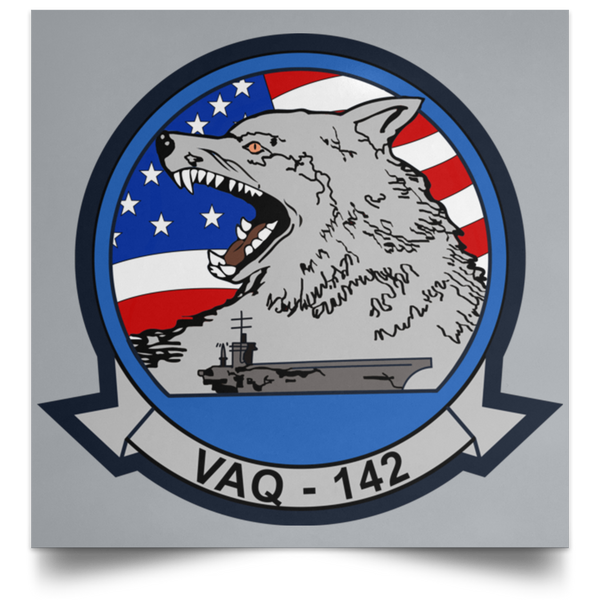 VAQ 142 3 Poster - Square