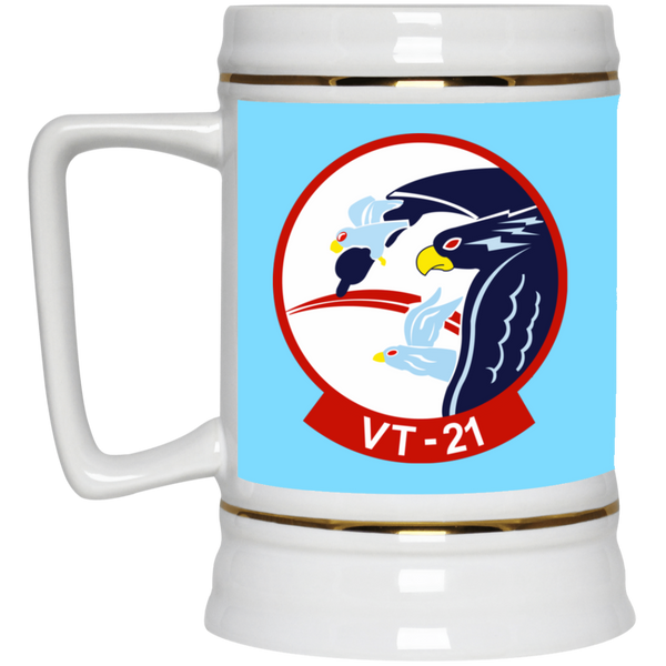 VT 21 2 Beer Stein - 22oz