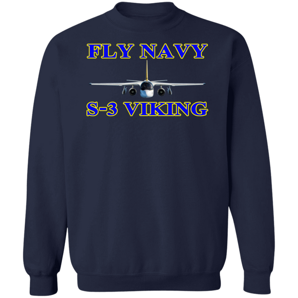 Fly Navy S-3 1 Crewneck Pullover Sweatshirt