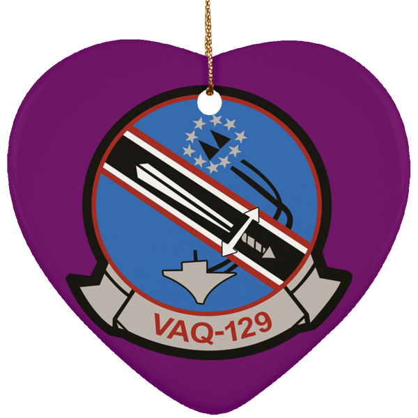 VAQ 129 3 Ornament - Heart