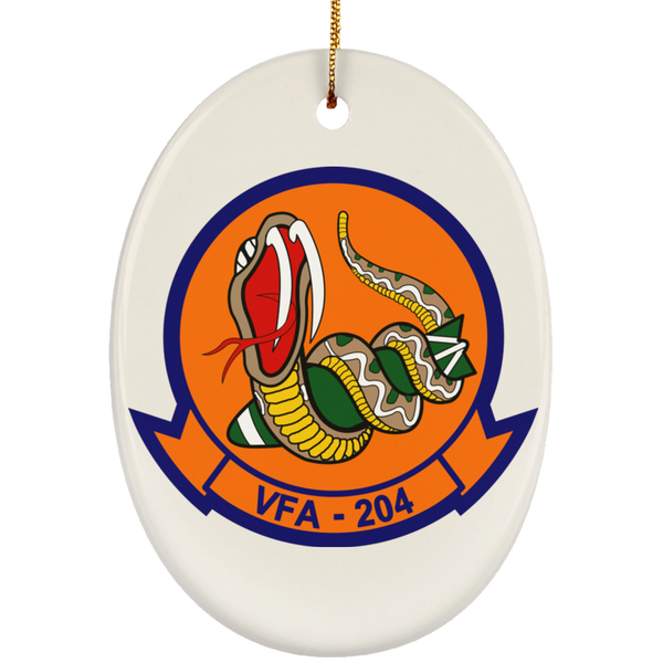 VFA 204 1 Ornament Ceramic - Oval