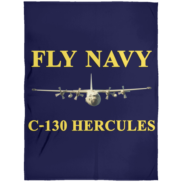 Fly Navy C-130 3 Blanket - Arctic Fleece Blanket 60x80