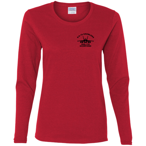 VAQ 132 2d Ladies' Cotton LS T-Shirt