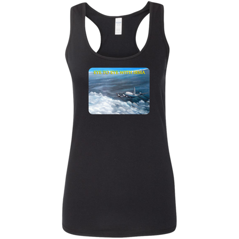 Eye To Eye With Irma Ladies' Softstyle Racerback Tank