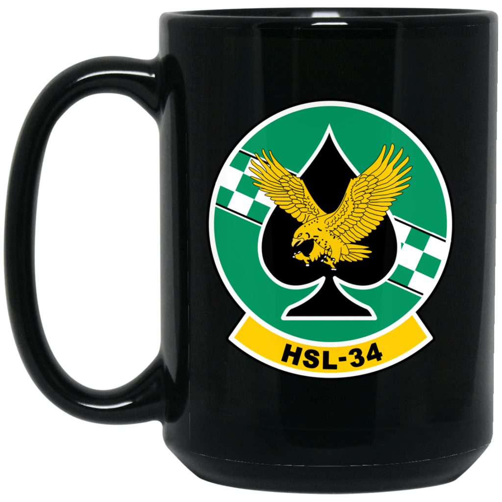 HSL 34 2 Black Mug - 15oz