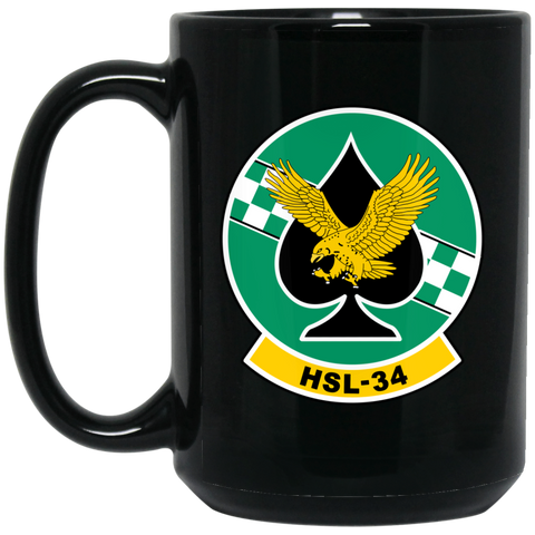 HSL 34 2 Black Mug - 15oz