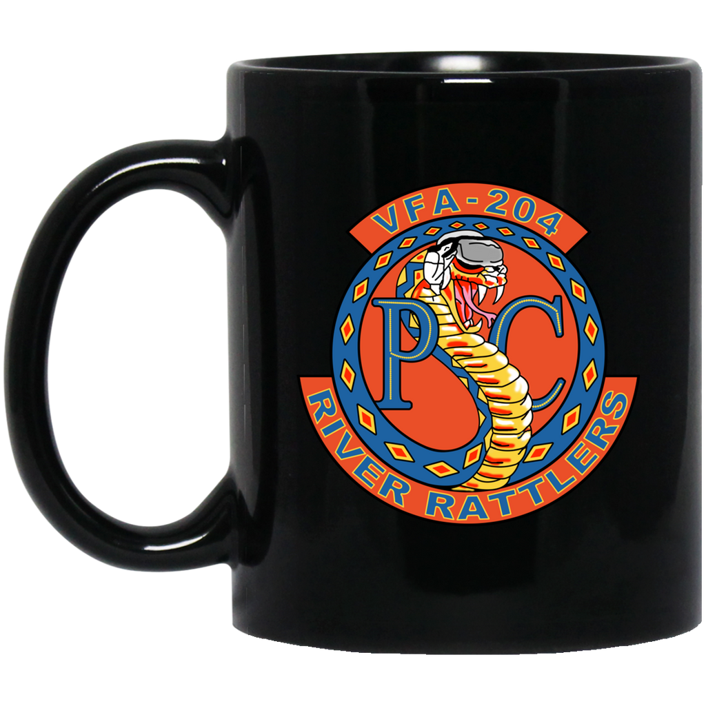 VFA 204 5 Black Mug - 11oz