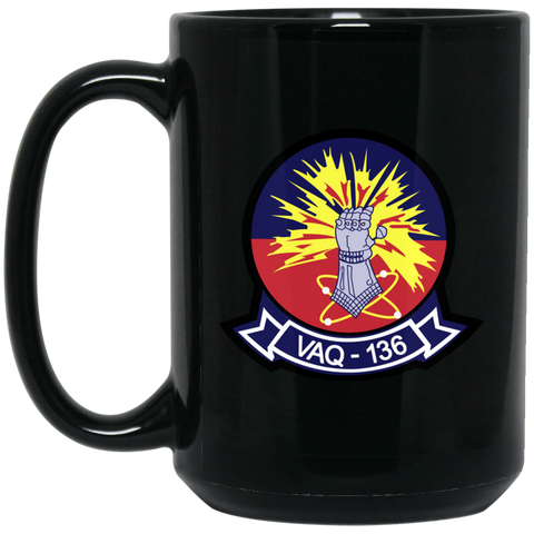 VAQ 136 4 Black Mug - 15oz