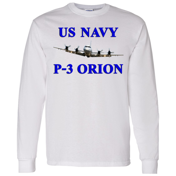 US Navy P-3 1 LS Ultra Cotton T-Shirt