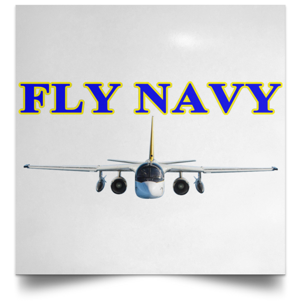 Fly Navy S-3 2 Poster - Square