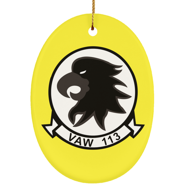 VAW 113 1 Ornament Ceramic - Oval