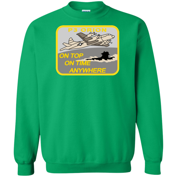 P-3 On Top Crewneck Pullover Sweatshirt