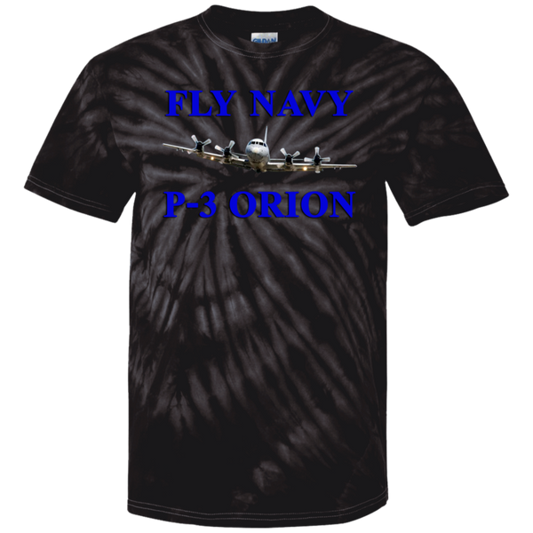 Fly Navy P-3 1 Cotton Tie Dye T-Shirt