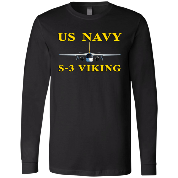 US Navy S-3 3 LS Jersey T-Shirt